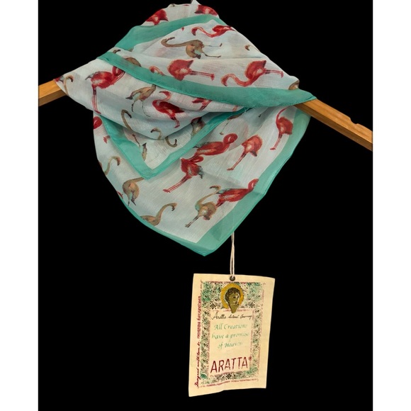 Aratta Flamingo Scarf NWT